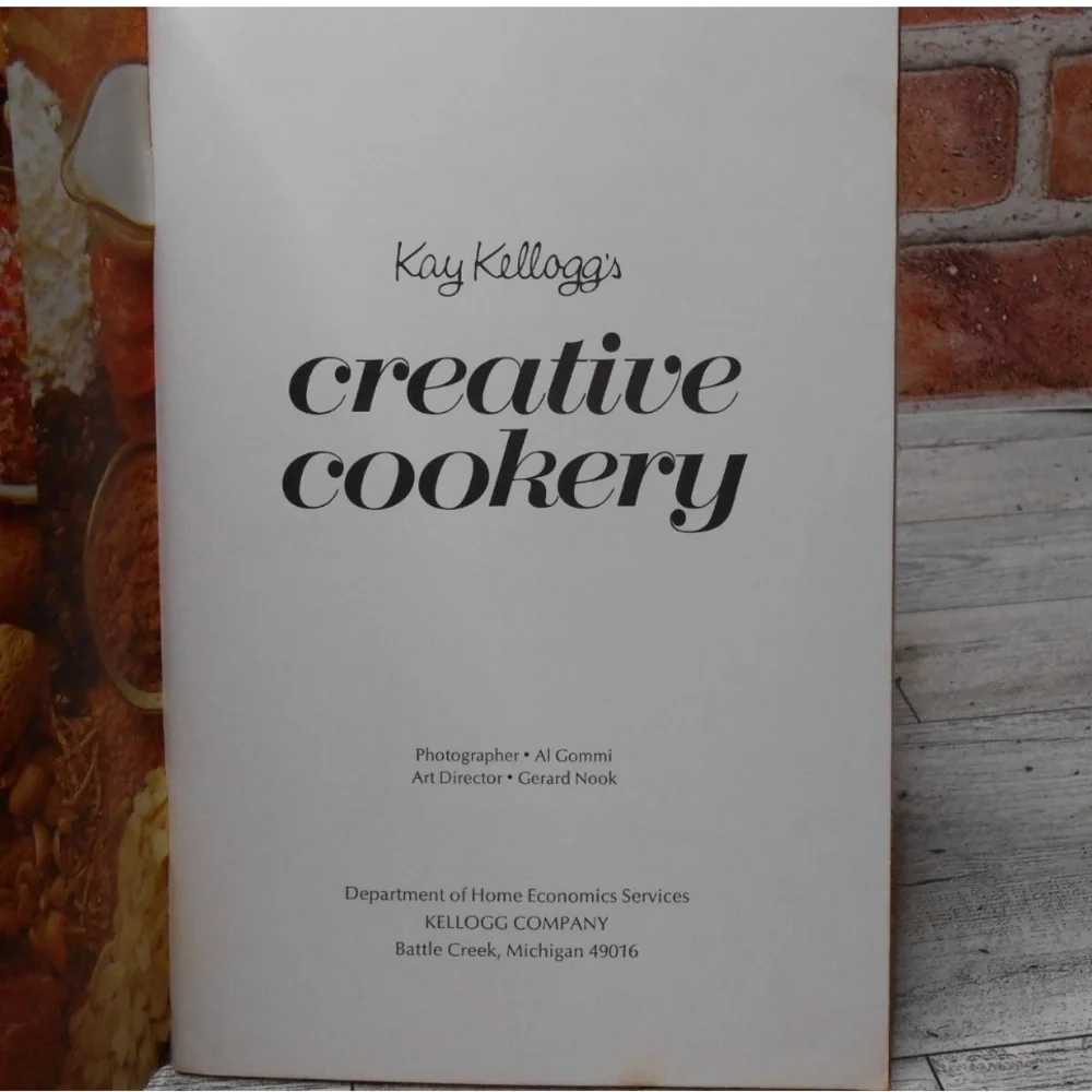 Kay Kellogg's Creative Cookery Vintage Home Cooking Recipes 1960's 70's